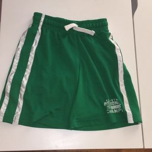 Athletics Dept green athletic shorts